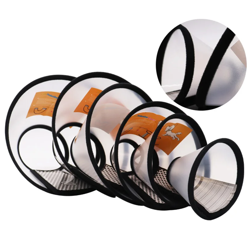 

Pet Elizabeth Circle Cat Adjustable Recovery Collar Dog Anti-Bite Beauty Protective Shield Animal Medical Surgery Neck Supplies