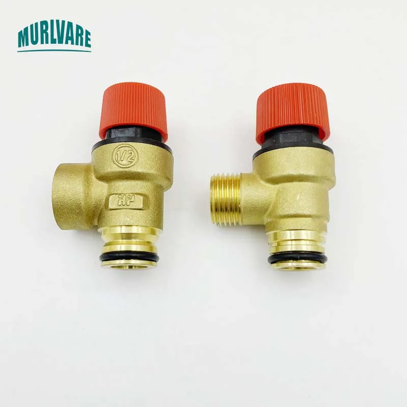 Brass Pressure Relief Valve Bayonet  Safety Valve Drain Relief Switch For Water Heater Boiler