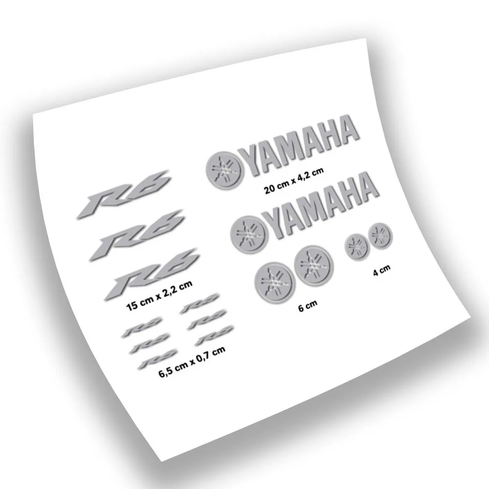 compatible stickers  Kit for Yamaha R6 Motorbikes