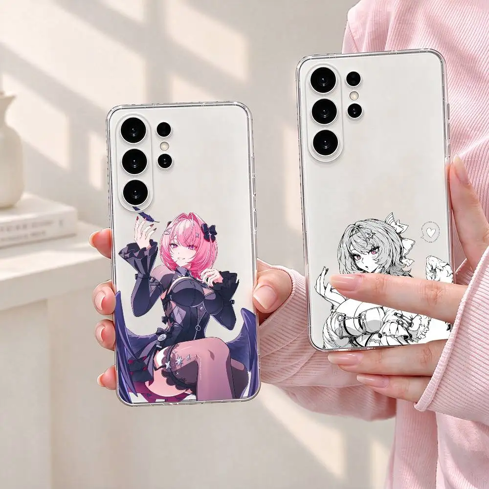 Remielle Dan Zenless Zone Zeros gift Phone Case Transparent Silicone Soft For Samsung S25,S24,S21,S22,S23,S30,Ultra,S20,Plus,Fe