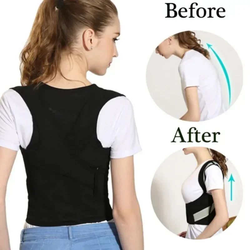 Adjustable Medical Back Posture Corrector Therapy Corset Adult Clavicle Spine Back Shoulder Lumbar Brace Trainer Back Support