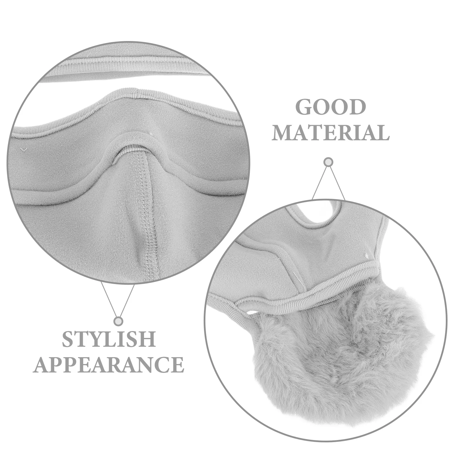 قناع التزلج بالاكلافا قناع الوجه الشتوي الأذن أكثر دفئا يندبروف مريح أنيق الرجال النساء ركوب الدراجات على الجليد #5