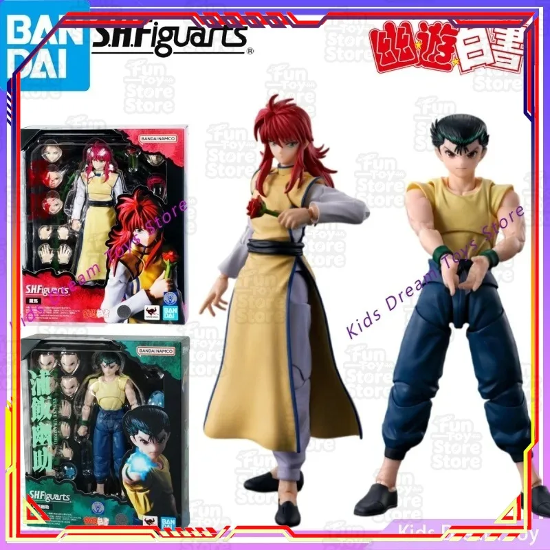 

Bandai S.H.Figuarts YuYu Hakusho Kurama & Yusuke Urameshi Action Figure Set Official Licensed Anime Collectible Toy Model In
