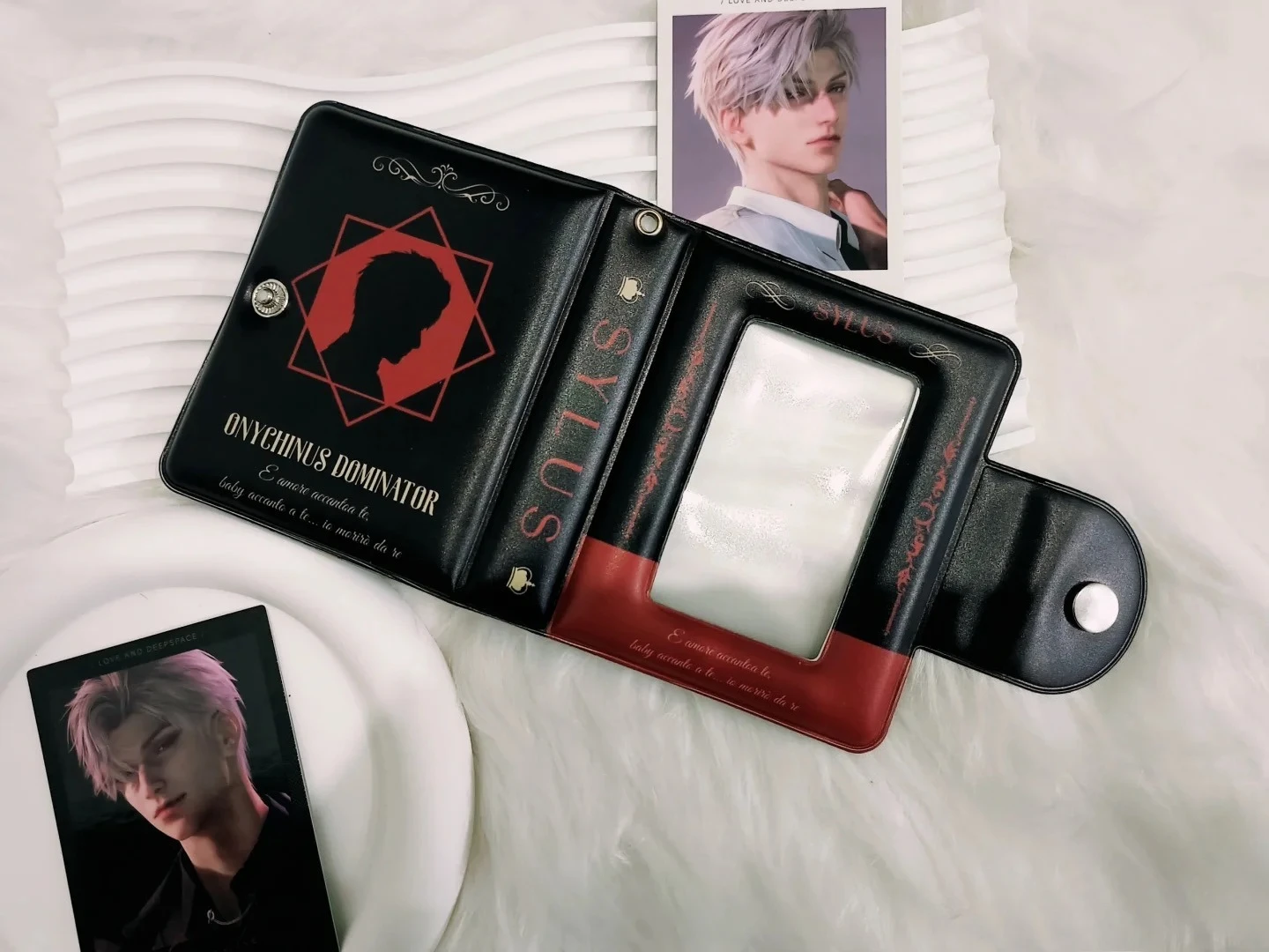 Game Love and Deepspace Sylus Card book Anime Card Bag Three-inch Grid Storage Bag