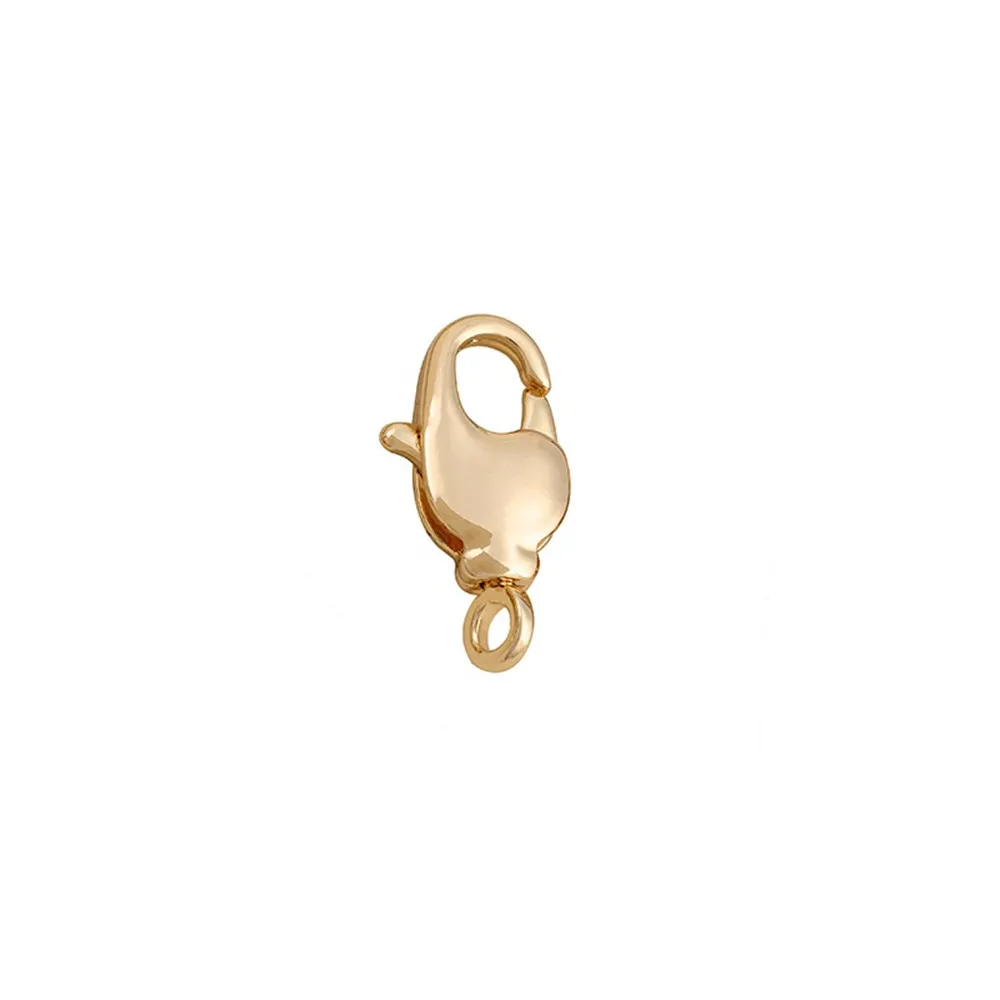 Universal Rotating Buckle Korean Lobster Buckle 14K Gold-plated Bracelet Necklace Spring Buckle At The End Diy Handmade Accessor