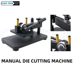 Leather Die Cut machine Manual Die Cutting Machine Knife Die Press Diy Leather  Embossing Press Machine Punching Tool PVC Paper