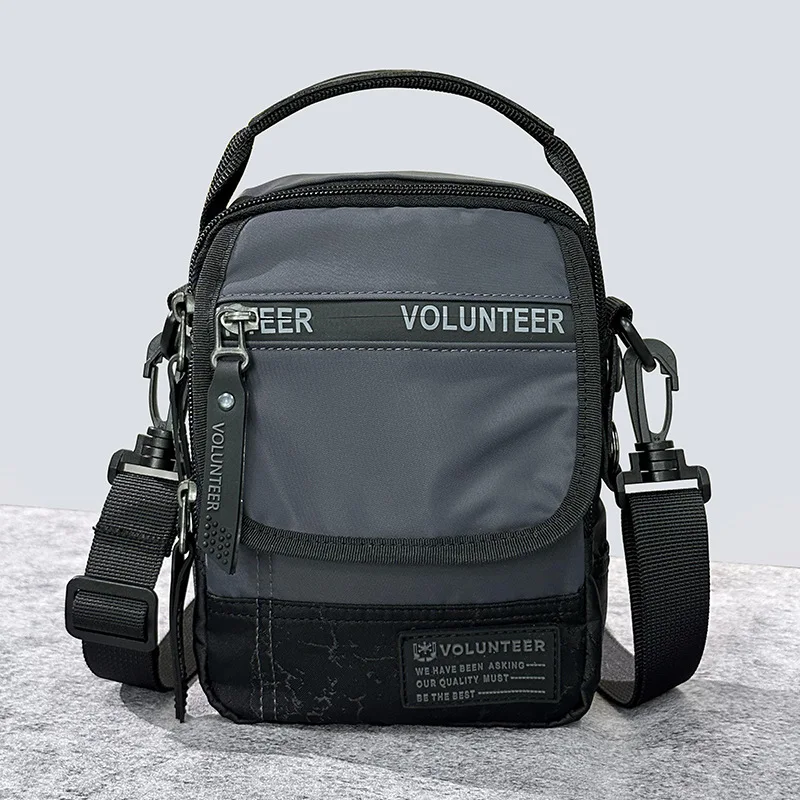 

Hualangdi Large Capaci Canvas oulder Bag Faionable Men's Crossbody Bag Outdoor Ox Cloth Handbag Stripe Pattern