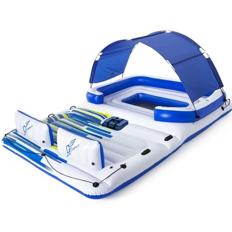 Water tent multi-person floating bed swimming air bed large floating mat inflatable recliner sofa floating boat