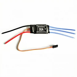 30A Brushless ESC for RC Airplane Multirotor Fixed Wing Electric Speed Controller with Optional Connectors