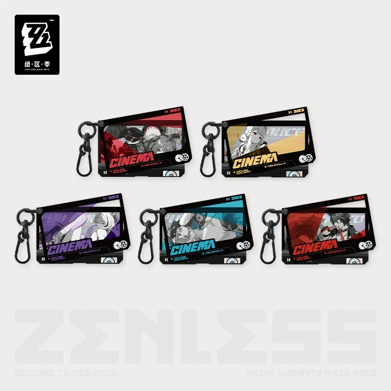 Official ZenlessZoneZero Genuine “Shadow & Painting” Series Game Merchandise: Two-Piece Acrylic Keychain, DIY Decoration, Gift