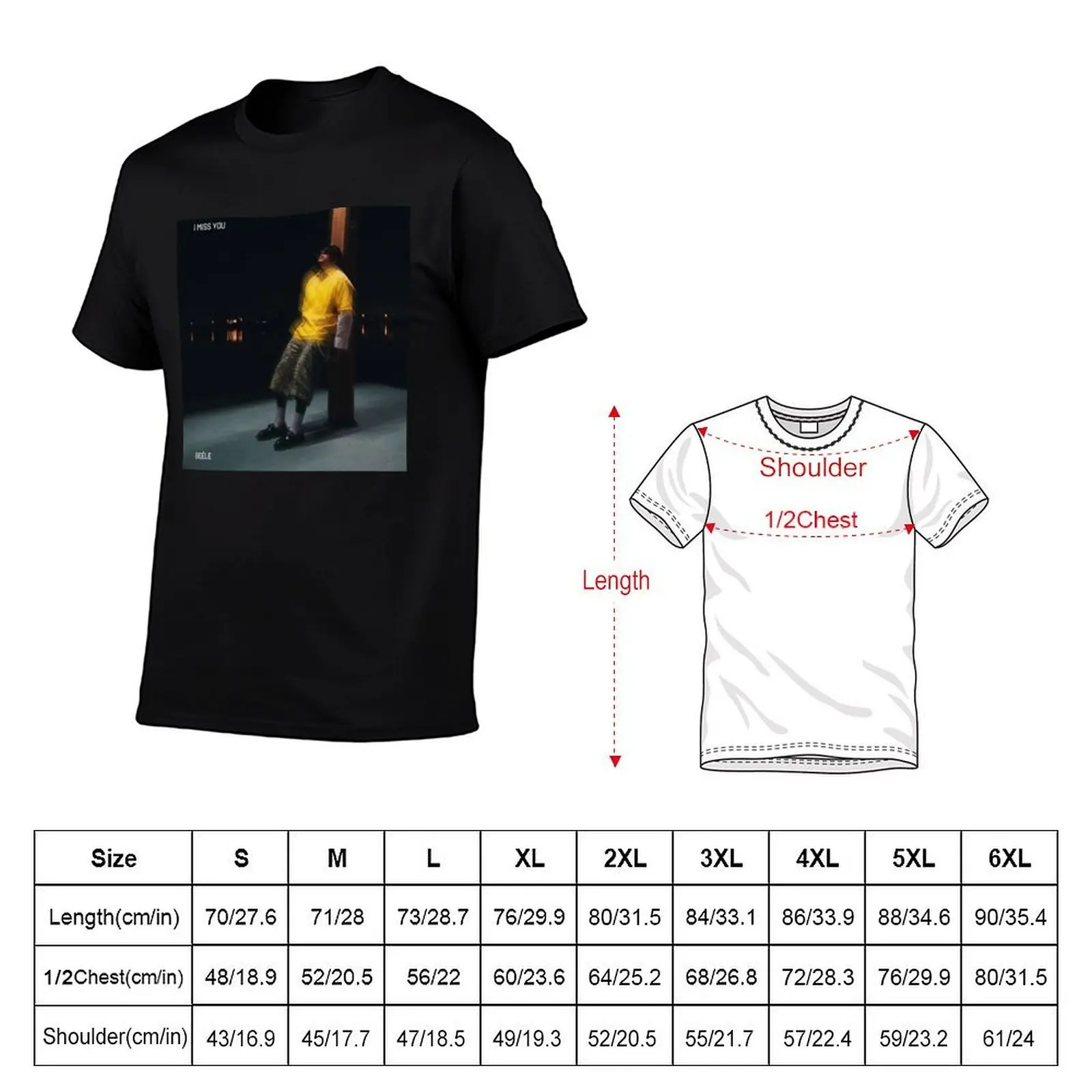 Beéle - I Miss You album 2024 T-Shirt blanks customs T-shirts for men cotton