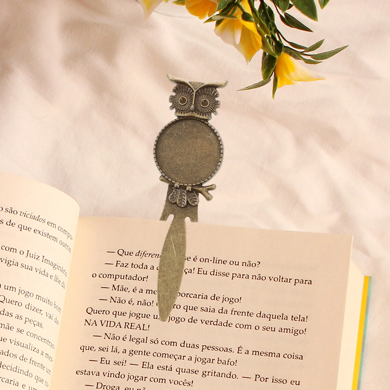 20pcs Bronze Bookmark Creative Page Creative Bookmark Marker For Reading School Student Gift Copper Bookmarks Pendant