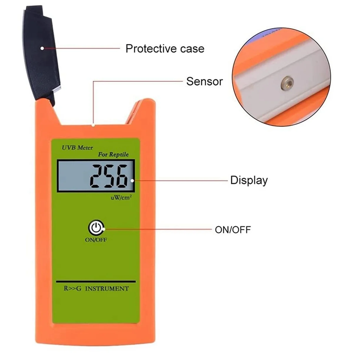 Uvb Meter Uvb Tester Hoge Nauwkeurigheid Uvb Detector Uvb Test Instrument Voor Reptiel