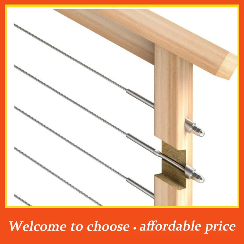 #Stainless Steel Stair Cable Railing End Beveled Washer 30 Degree 1/4