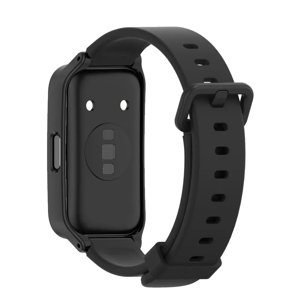 화웨이 밴드 for Huawei 10 9 8 용 시계 스트랩 화웨이 밴드 10 용 스마트 팔찌 교체 벨트 손목 밴드 실리콘 밴드