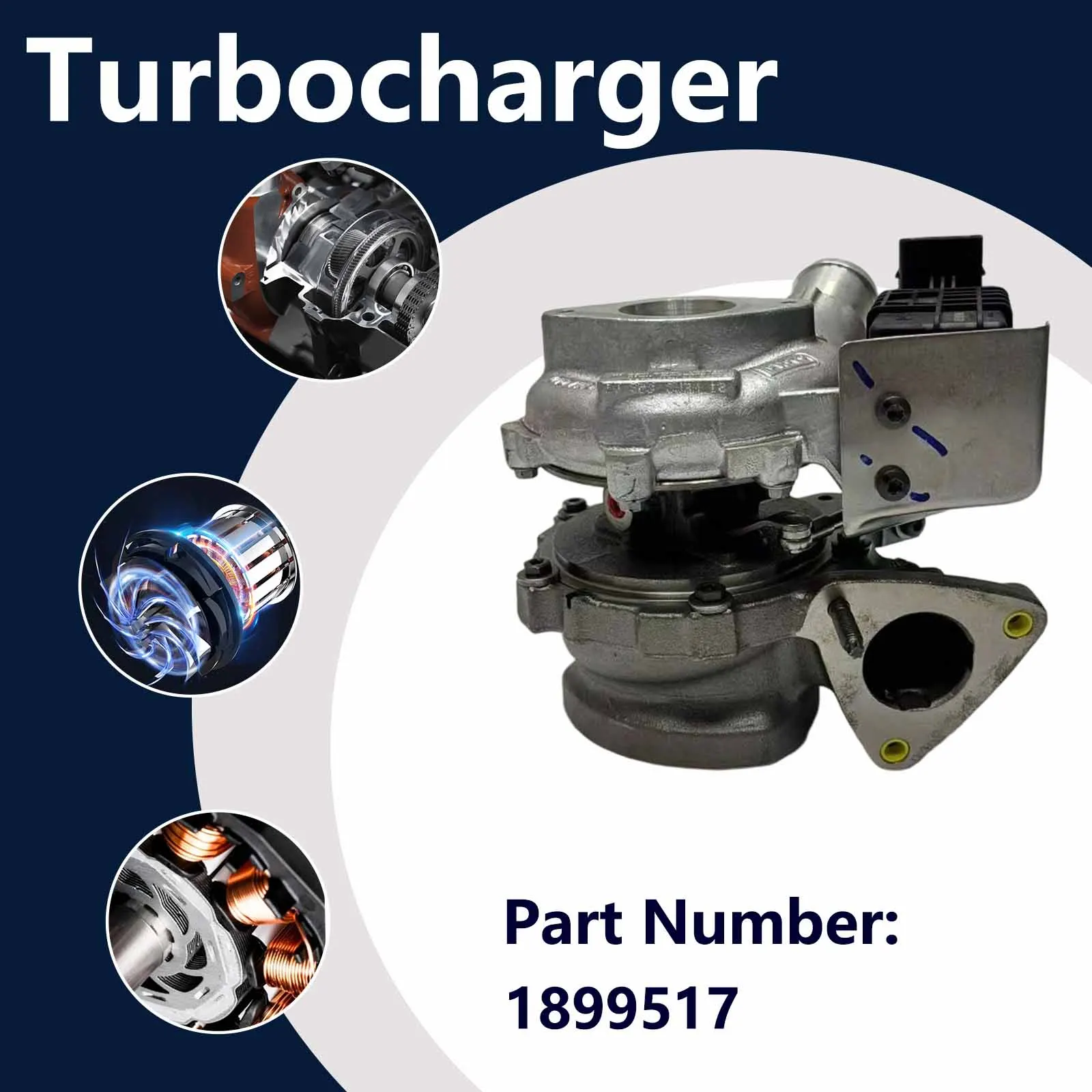 Turbocharger 7875560017 For FORD TOURNEO 2.2 TDCi For TRANSIT 2.2 TDCi