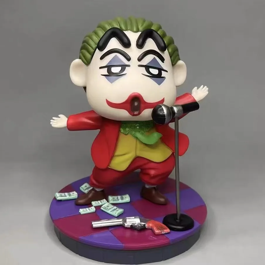 Anime Crayon Shin-chan Action Figure Shin-chan Cos Joker Figuras Toys Manga Kawaii Doll 13.5cm  Ornaments Gift Collection Model