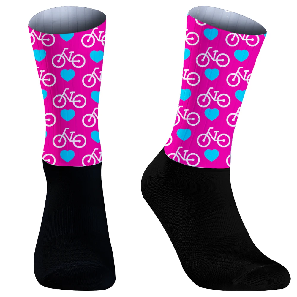 Calcetines deportivos para hombre y mujer, medias Unisex para correr, baloncesto, ciclismo, deportes al aire libre, calzado para bicicleta de carretera, 2024