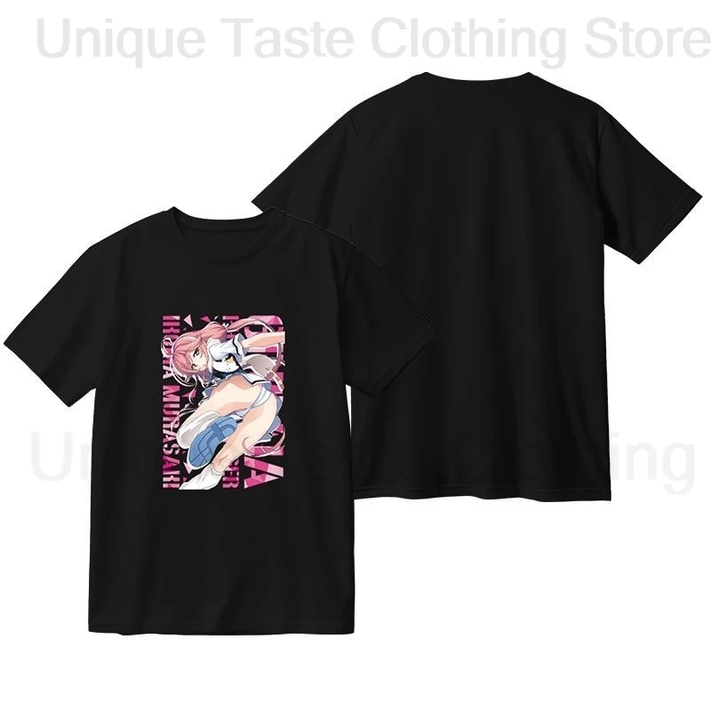 GRISAIA Phantom Trigger T Shirt Tōka Ikoma Murasaki Cartoon Print T-shirt Harajuku Men Women Summer Cotton Short Sleeve Tee Tops