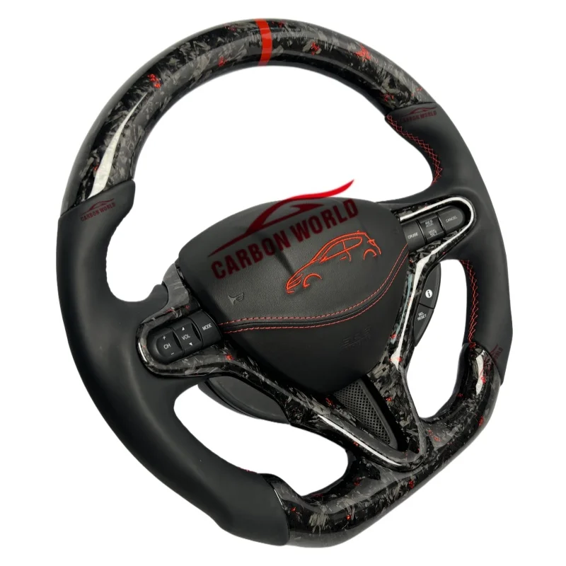 

Carbon fiber sports steering wheel suitable for Honda Civic, CRV, fifth generation GE8 FD FA1 2015 2016 2017 2018 2019 2020