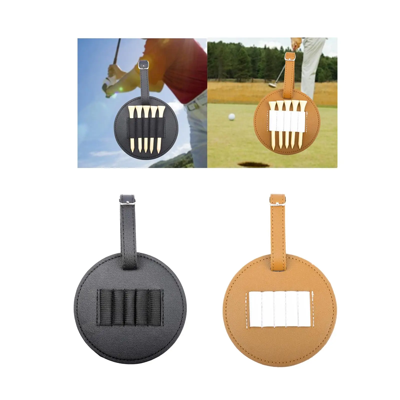 

Сумка для футболок для гольфа, держатель для футболки для гольфа, контейнер, поясная сумка, подарки из искусственной кожи для игроков в гольф, аксессуары для тренировок по гольфу, витрина