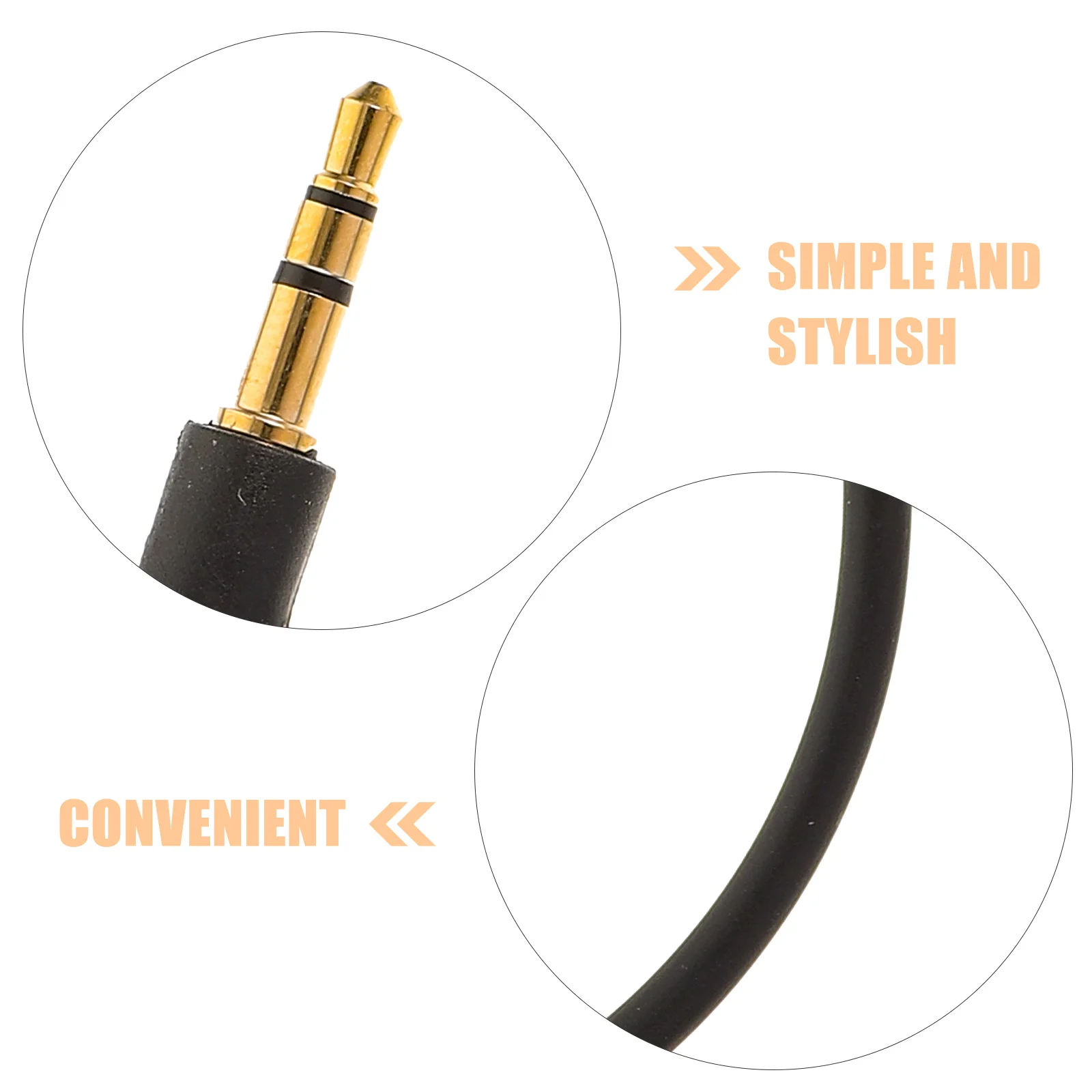 

90 Degree Male to Male Audio Cable 3.5mm Trs Auxiliary Cord Flexible Durable Aux Cord Car Stereo 3.5mm Audio Cable