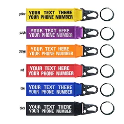 Personalized Luggage Tag, Customized Two Line Text Keychain, , Embroidery Accessories For Suitcase And Bag, Luxury Eagle Beak B