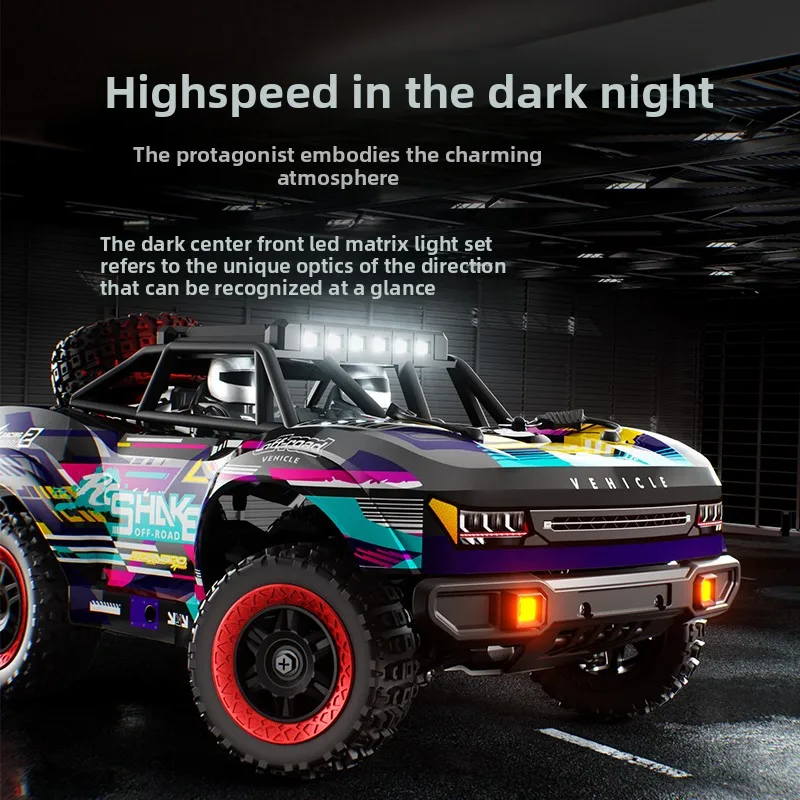 RC 4WD Koolborstel Korte Truck JJRC C8820 1/18 RC Hoge Snelheid Off-road Truck Model Nieuwe RTR Crawler RC Speelgoed