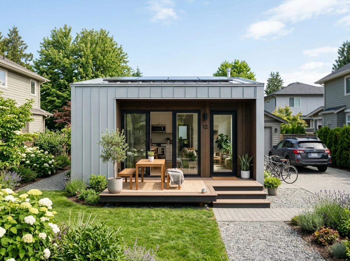 Factory Direct Expandable Container House Prefab House 2 Bedroom 1 Bathroom for Backyard Guest House Office