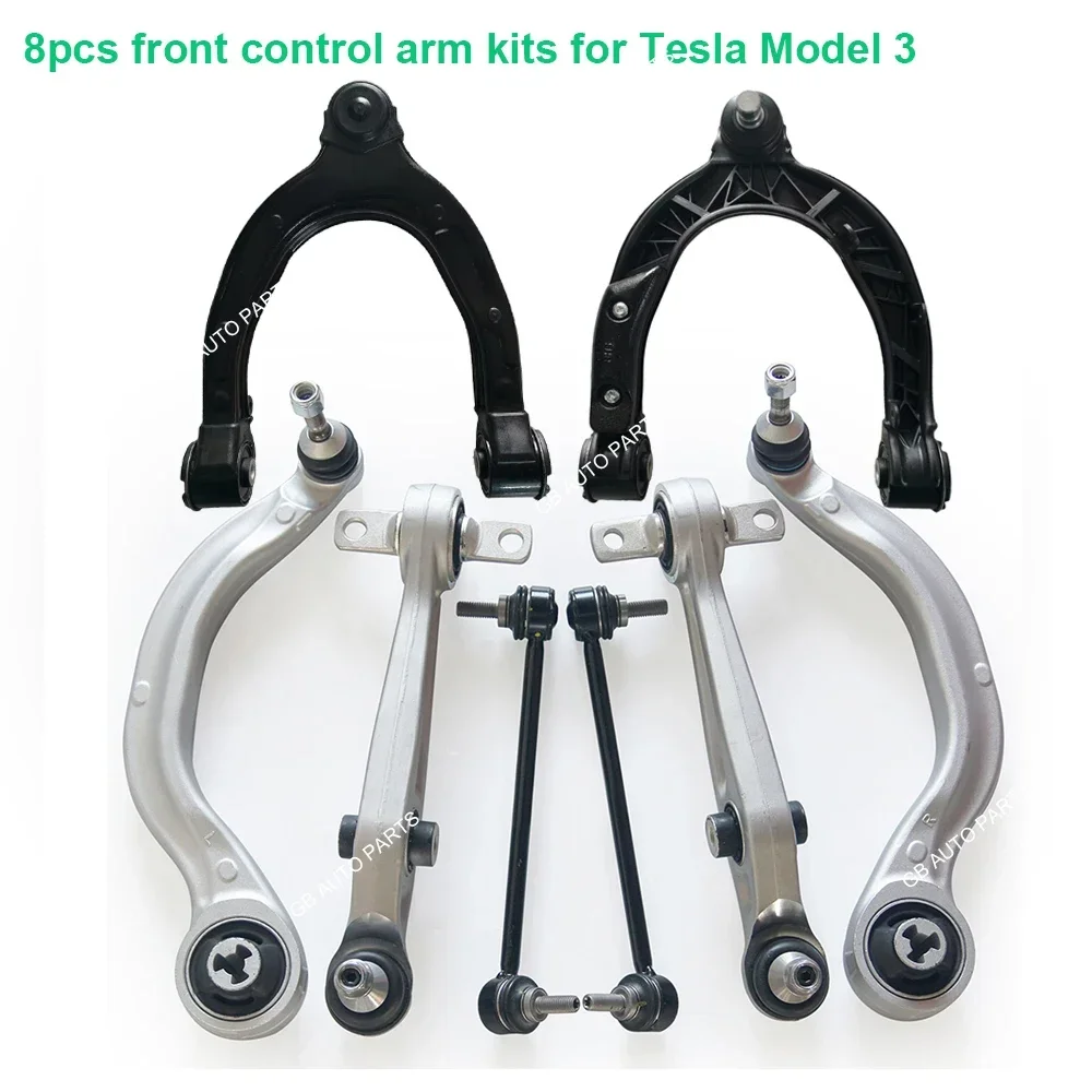 FRONT LEFT RIGHT UPPER LOWER CONTROL ARM For TESLA MODEL 3 2016-2023 1044321-00-G,1044326-00-G,1044354-00-A,1044341-00-D