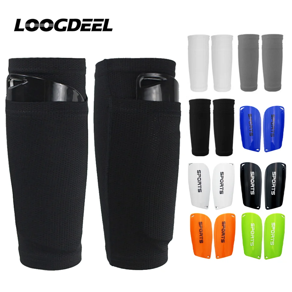 LOOGDEEL Soccer Shin Guard Professional Shields Teens Socks Pads Support Adult Children Legging Shinguards Football Leg Sleeves