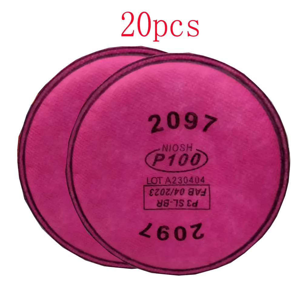 

20PCS Lots of Painting Spray Industry 2091/2097/2071/2078 particulate filter P100 for 6200 Series Respirator Dust Mask(2)