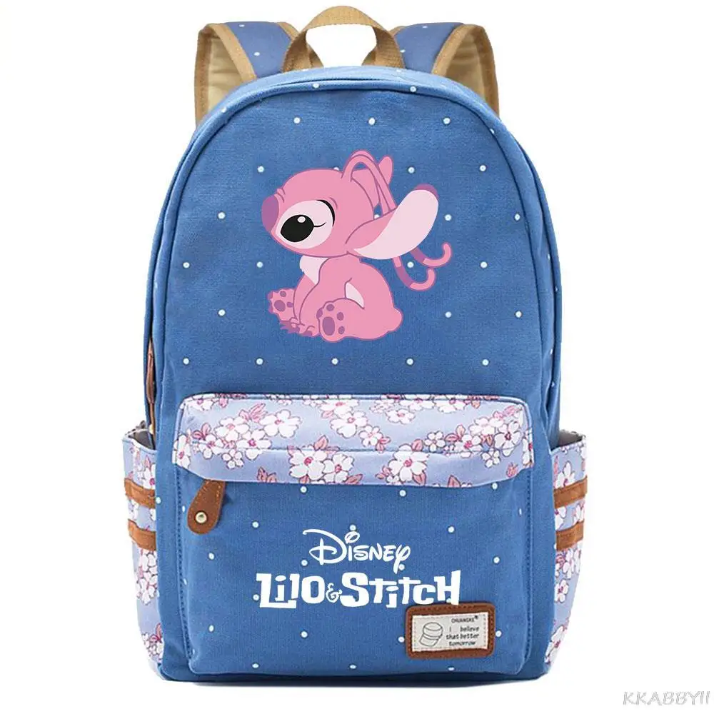 Disney Stitch Backpack School Bag Cartoon Backpack Travel Backpack Student School Bag Boys Girls Backpacks