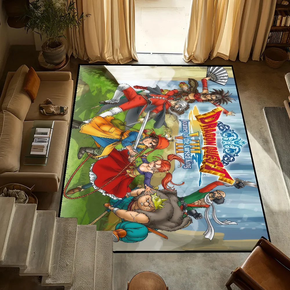 

Game D-Dragon Quest Small Carpet Bedside Kitchen Bath Living Home House Bedroom Floor Mat Doormat Rug Decoration