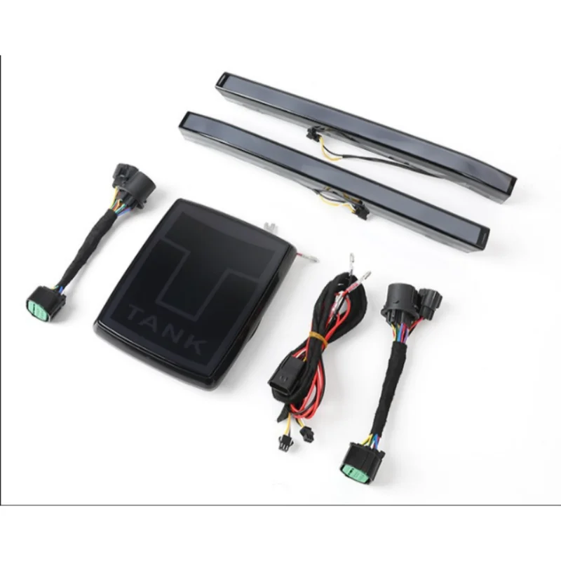 

Modified Front Grid Grille Light Bar + Crystal Grid Sign Light Body Kit For Tank 300 Body Accessories