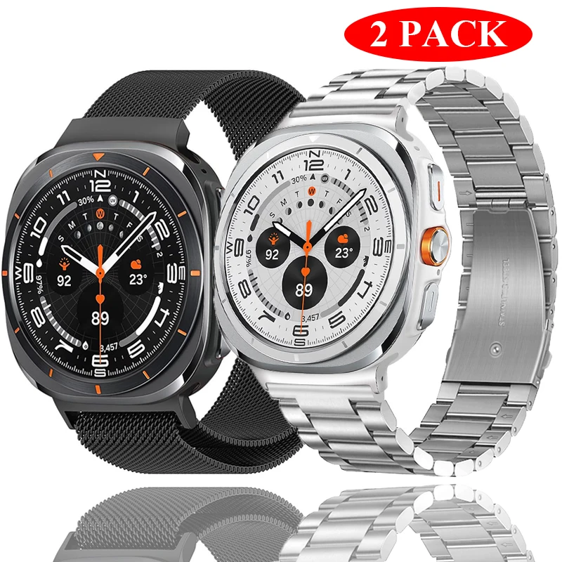 2-pacote-pulseira-de-metal-para-samsung-galaxy-watch-ultra-2025-banda-de-aco-inoxidavel-mlianese-loop-pulseira-para-samsung-galaxy-ultra-47mm