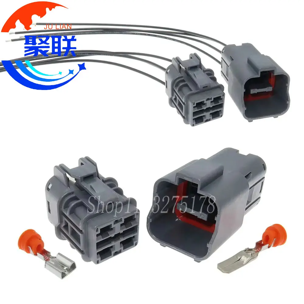 

1 компл. 4Pin 7222-6244-40 7123-6244-40 штекер Женский Водонепроницаемый Автомобильный Электрический разъем 7157-6740-30