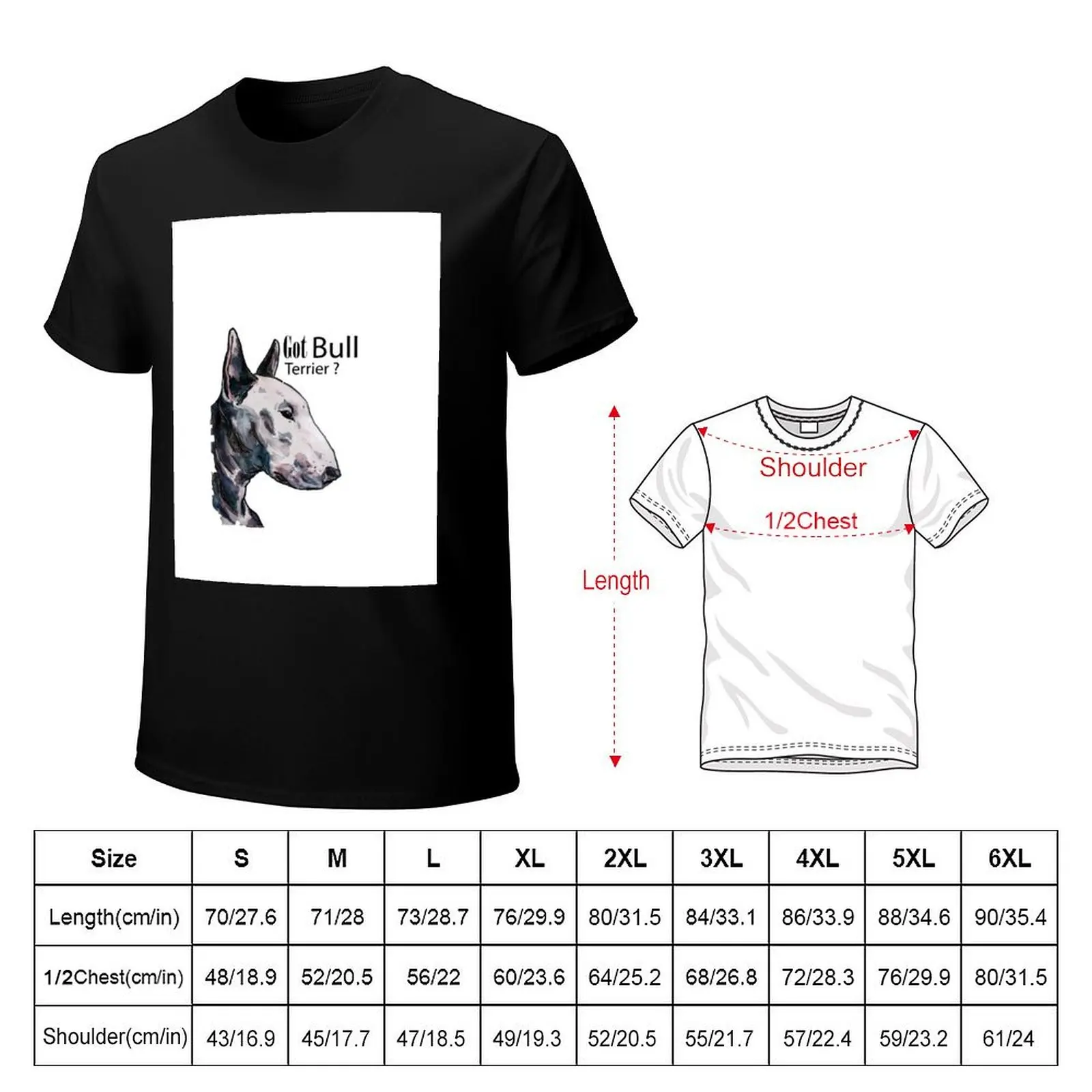 Bull Terrier T-Shirt summer clothes customs essential t shirt topping mens funny t shirts