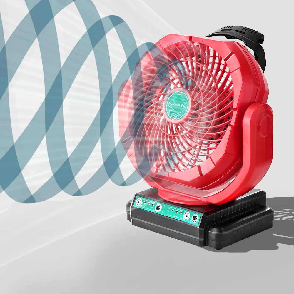 

Беспроводной уличный вентилятор, совместимый с аккумулятором Milwaukee 18V (ТОЛЬКО ПРИСТРАЙТЕЛЬНОЕ УПРАВЛЕНИЕ), портативный вентилятор с бесщеточным двигателем, питание от сети переменного тока для дома