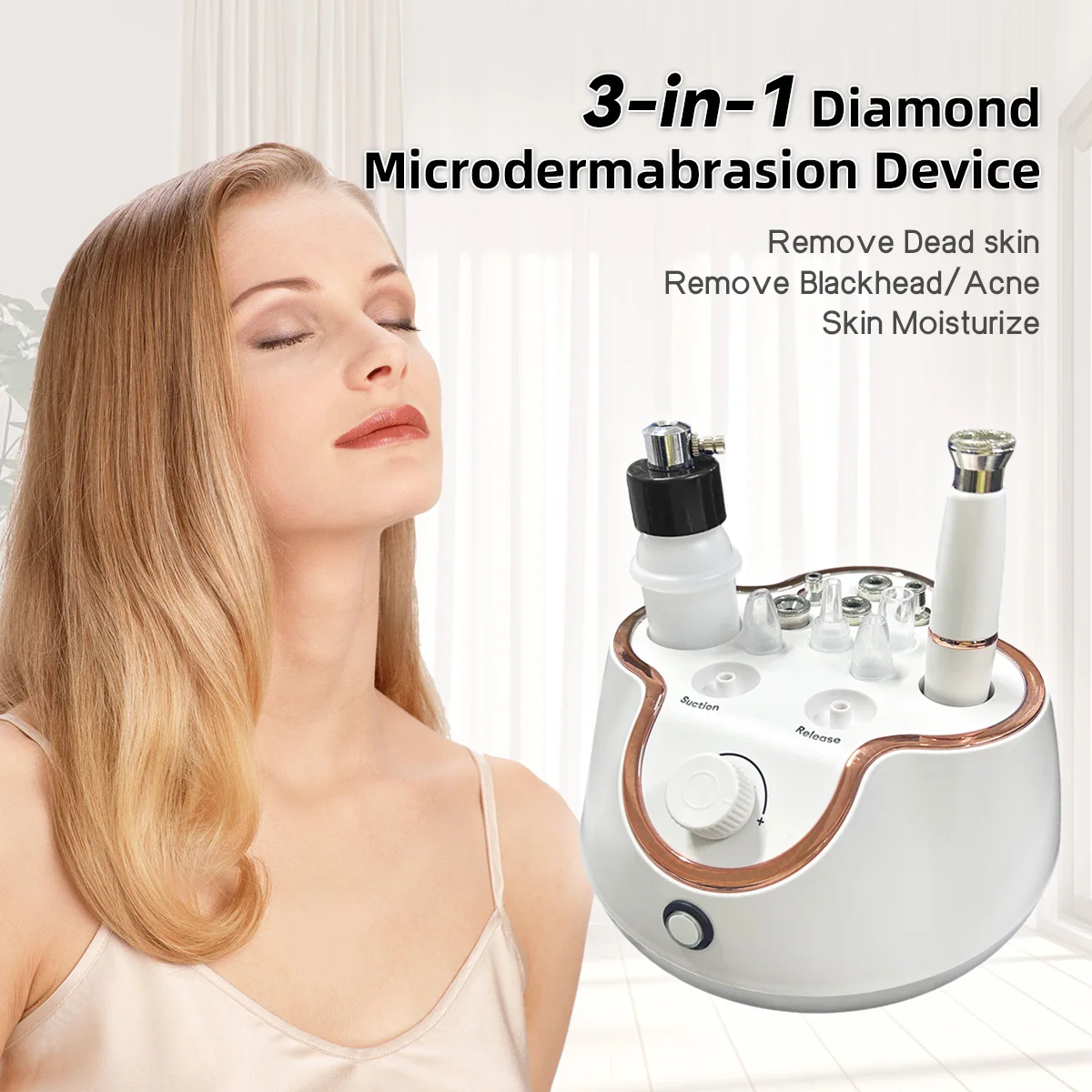 Diamond Microdermabrasion Machine Home Facial Professional Exfoliation Hydration Multifunctional Deep Cleansing Beauty Device