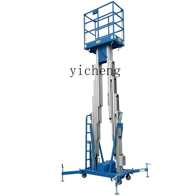ii- Aluminum Alloy High-Altitude Work Platform Lift Hydraulic Lift Platform Ladder