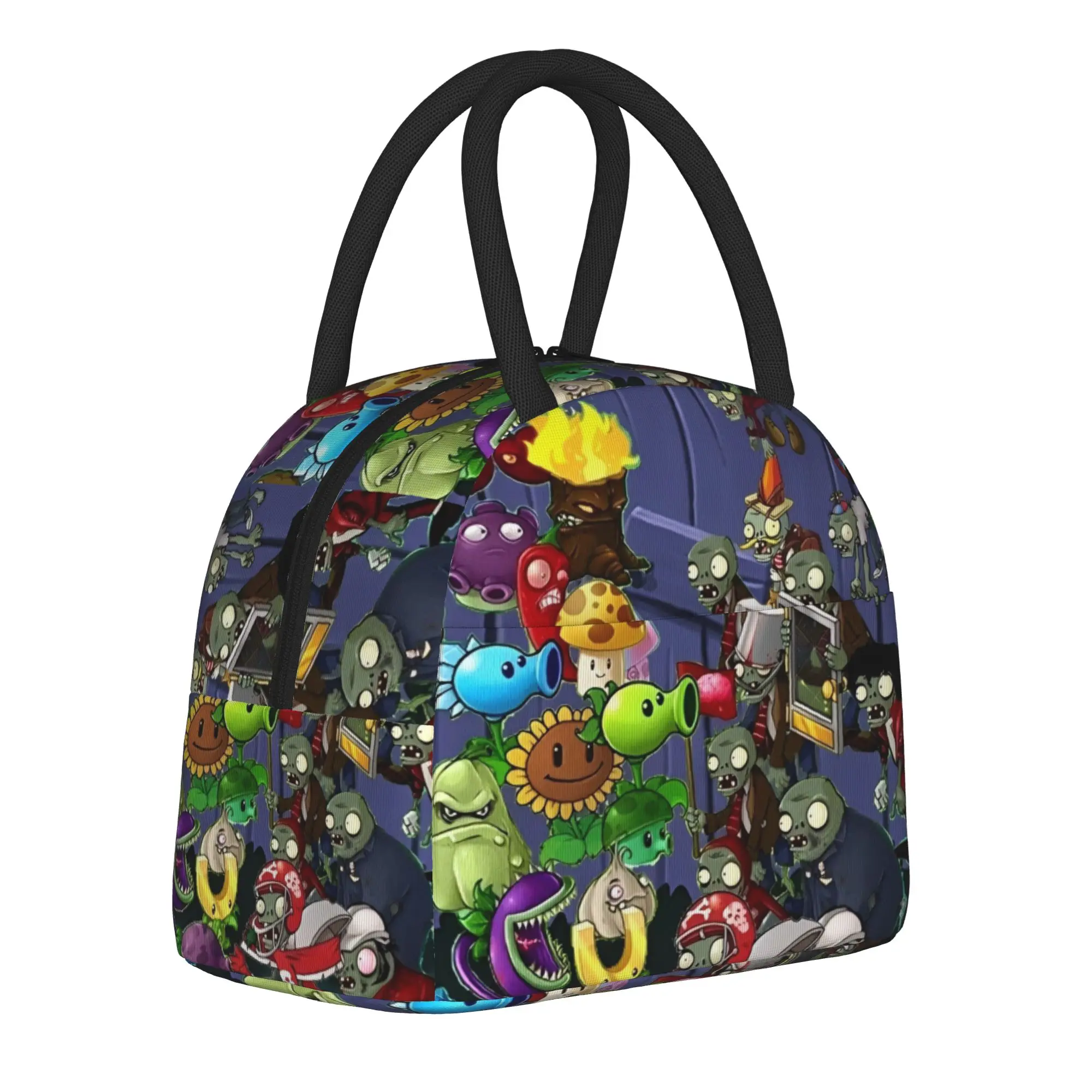 Lunch Boxes Plants-vs-Zombie cartoon games Merch  Lunch Container Causal Cooler Thermal Bento Box For Work