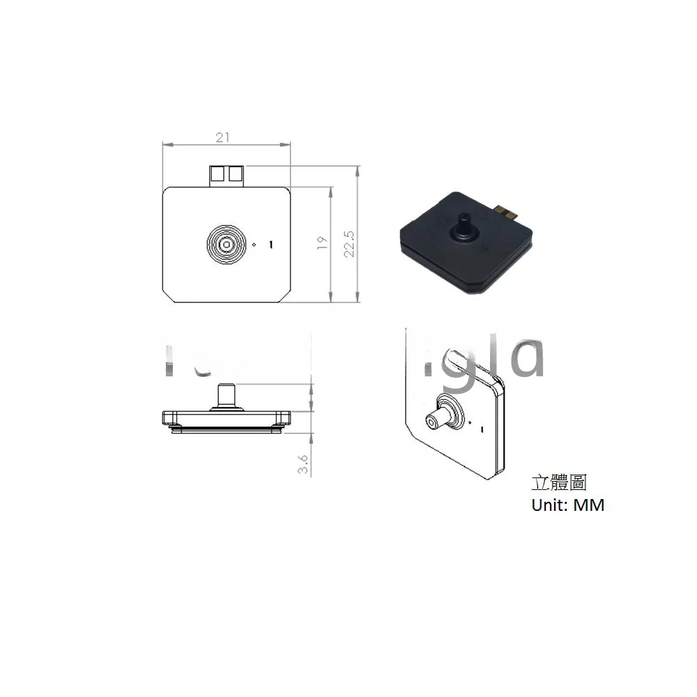 

FOR Small Dc 6v-18v Yamada JPP21A-14A Piezoelectric Air Compressor Automatic Exhaust Type for Massage Bed Chair Manual Foot Air