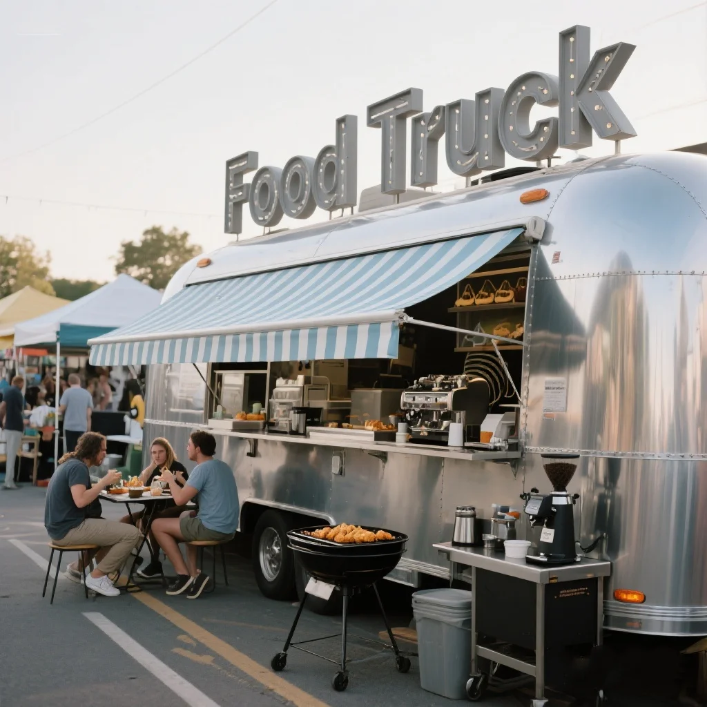 Coffee Trailer Hot Dog Truck Churro Equipped with Machine and Fryer Food Trailer Manufacture Australian Standard