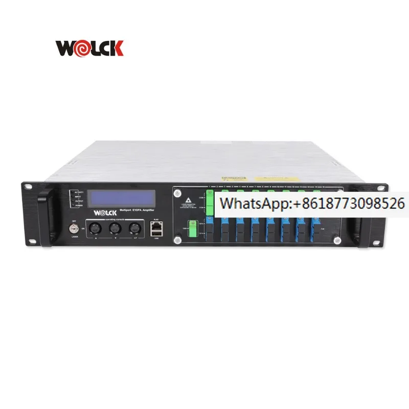 Fiber Optic Signal Booster 1550 DWDM CATV 22 dBm 16 Puertos 16X23Db 16 Puert 16 Port WDM EDFA