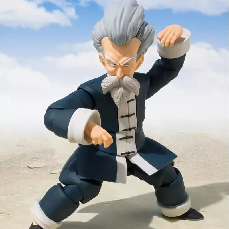 Bandai Echt SHF Dragon Ball JUCKIE-CHUN Kame Sennin Anime Action Figure Collectible Model Speelgoed Ornamenten Gift Kinderen Kids