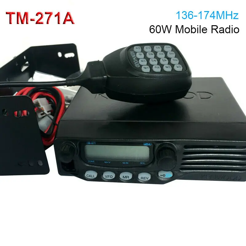 TM-271A 471A 136-174MHz 400-480MHz 60W Mobile Radio VHF FM Transceiver Base Wholesale sale  applykenwood Vehicle station Marine