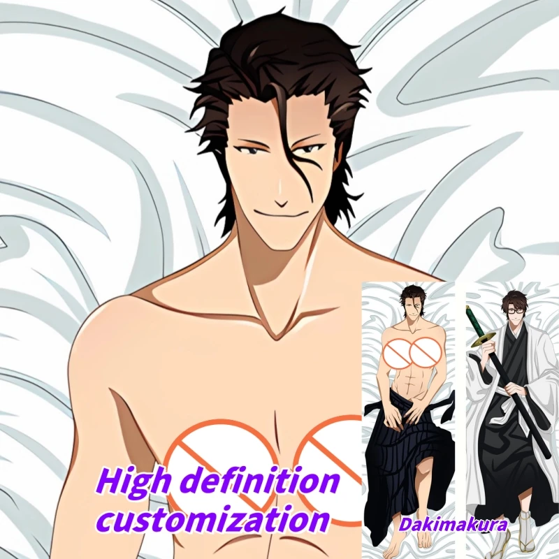 

Dakimakura Anime Pillow Case BLEACH Aizen Sousuke Double-sided Print Of Life-size Body Pillowcase Gifts