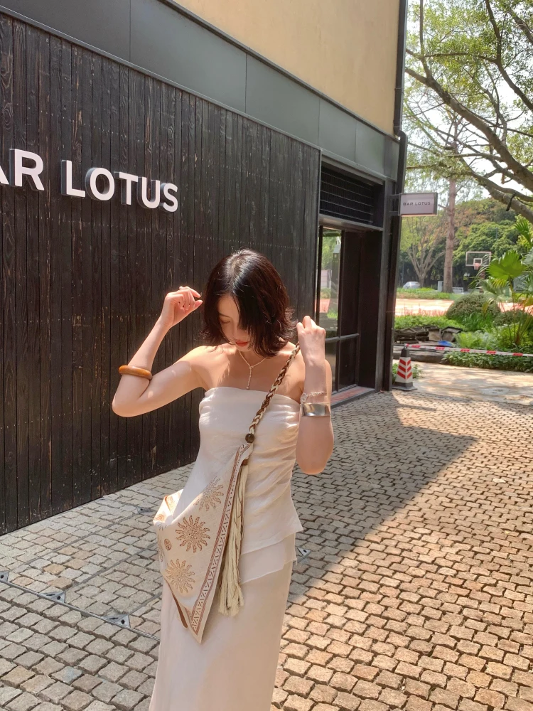 

Ретро-топ из льна с асимметричным подолом, женский приталенный жилет, повседневная одежда из тонкого материала, цветной