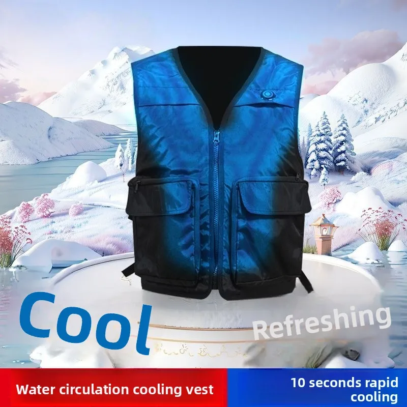 Wearable Water Circulation Cooling Vest Liquid Air Conditioned Waistcoat High Temperature Protective Cooling Clothes